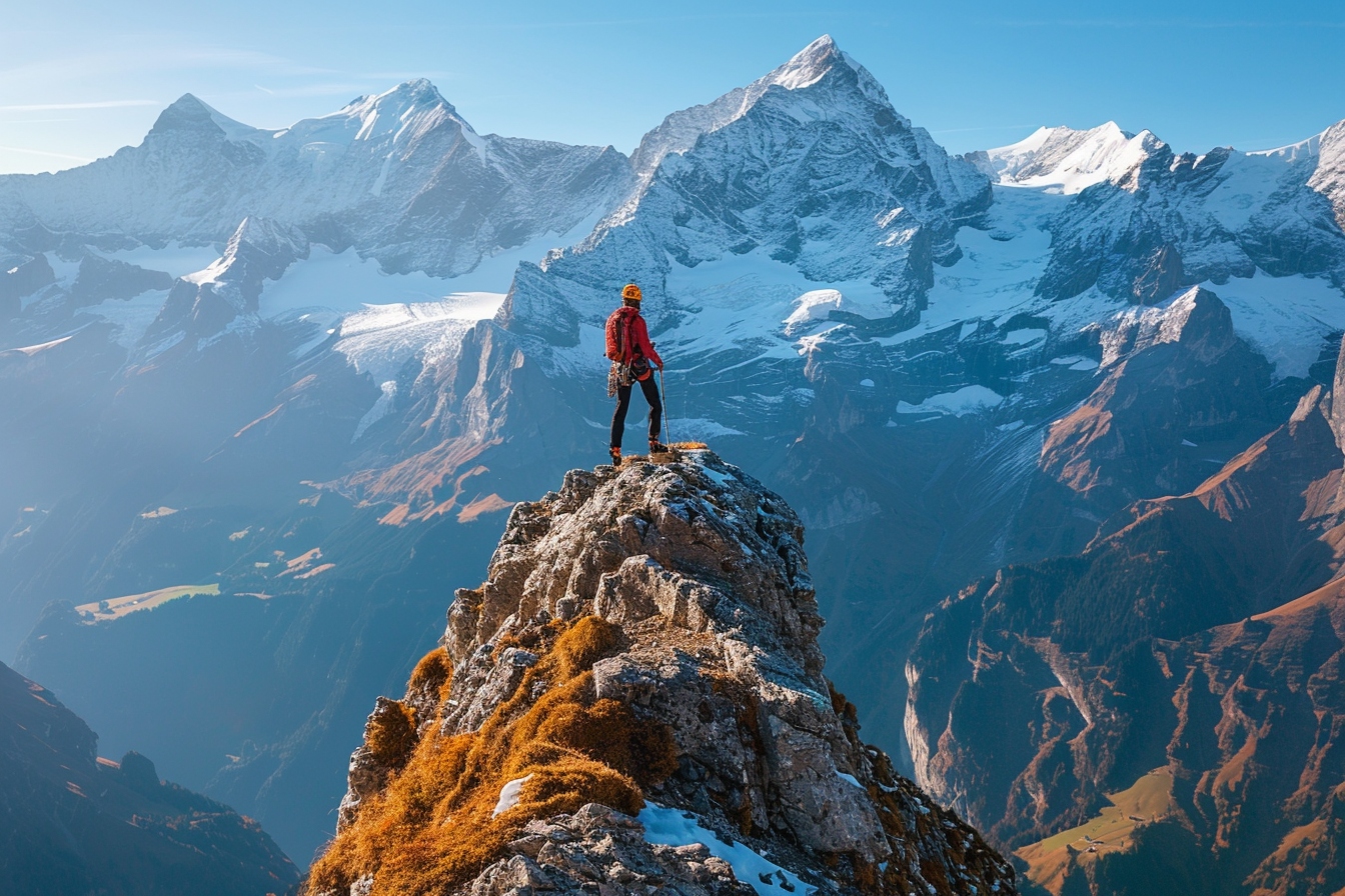 Escalade en haute montagne : entre adrénaline et contemplation
